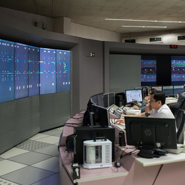 Operational Control Center of Sao Paulo metro, Brazil
