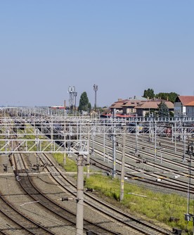 Curtici station, fully rehabilitated Romania