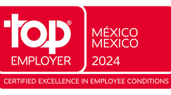 top EMPLOYER MEXICO 2024 - CERTIFIED EXCELLENCE IN EMPLOYEE CONDITIONS