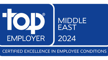 top EMPLOYER MIDDLE EAST 2024 - CERTIFIED EXCELLENCE IN EMPLOYEE CONDITIONS