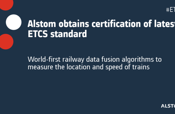 PR thumbnail Alstom obtains certification of latest ETCS standard EN