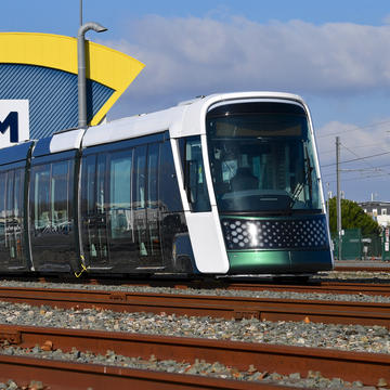 Reveal of the first tram for Nantes project in Bellevue - La Rochelle on February 13th, 2023