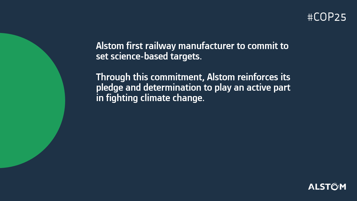 Alstom verpflichtet sich zu wissenschaftsbasierten Emissionszielen
