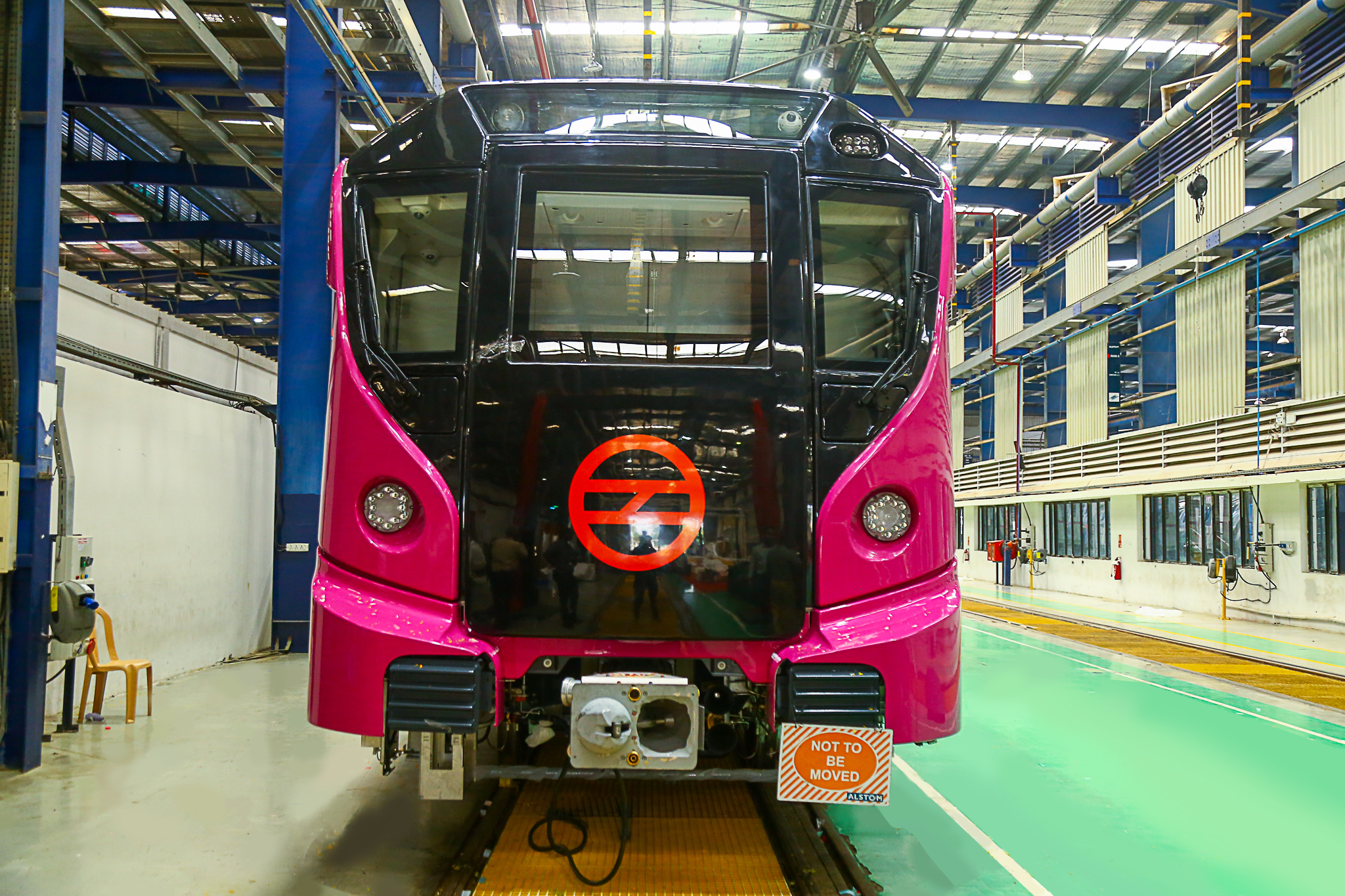 Trains et système de signalisation Alstom en service sur les lignes 7 et 8 du métro de Delhi