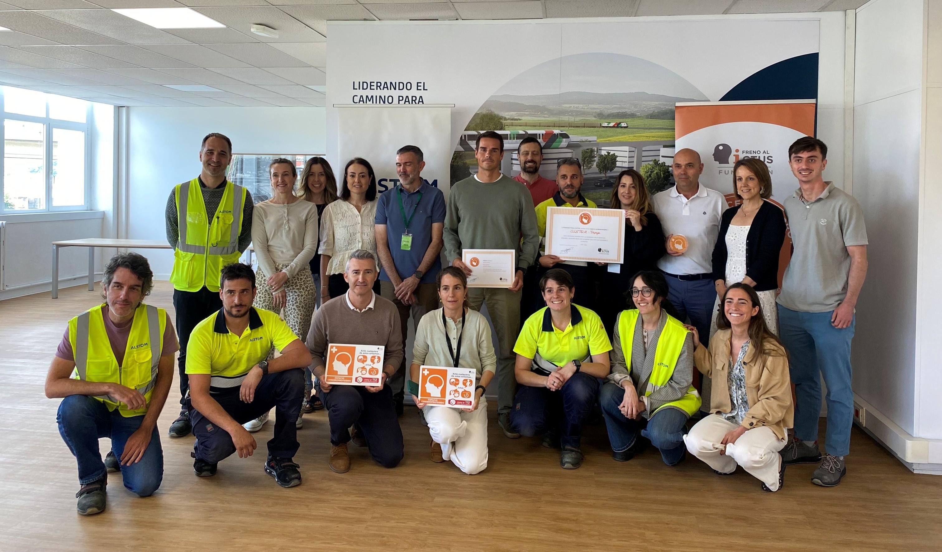 Le site Alstom de Bizkaia certifié "Espace Protégé pour le Cerveau"