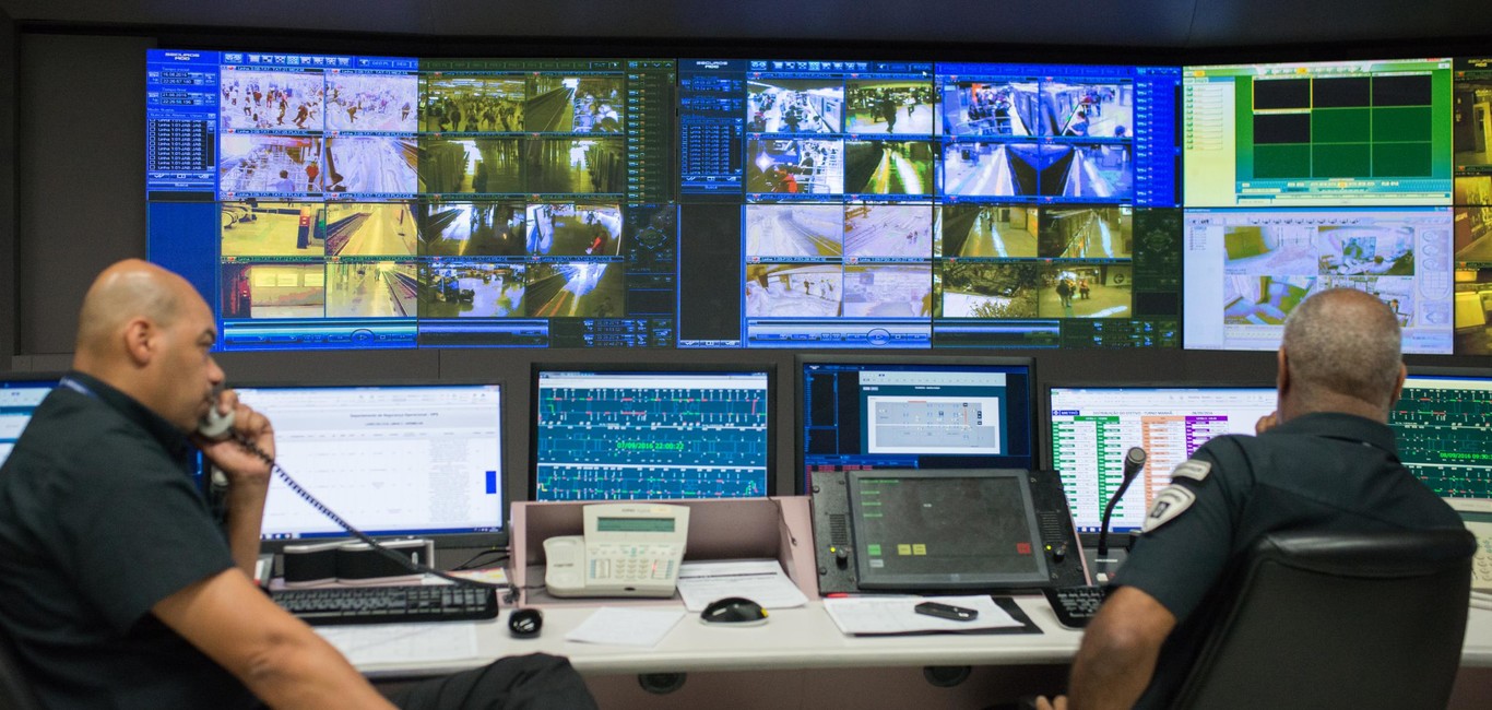 Operational Control Center of Sao Paulo metro, Brazil