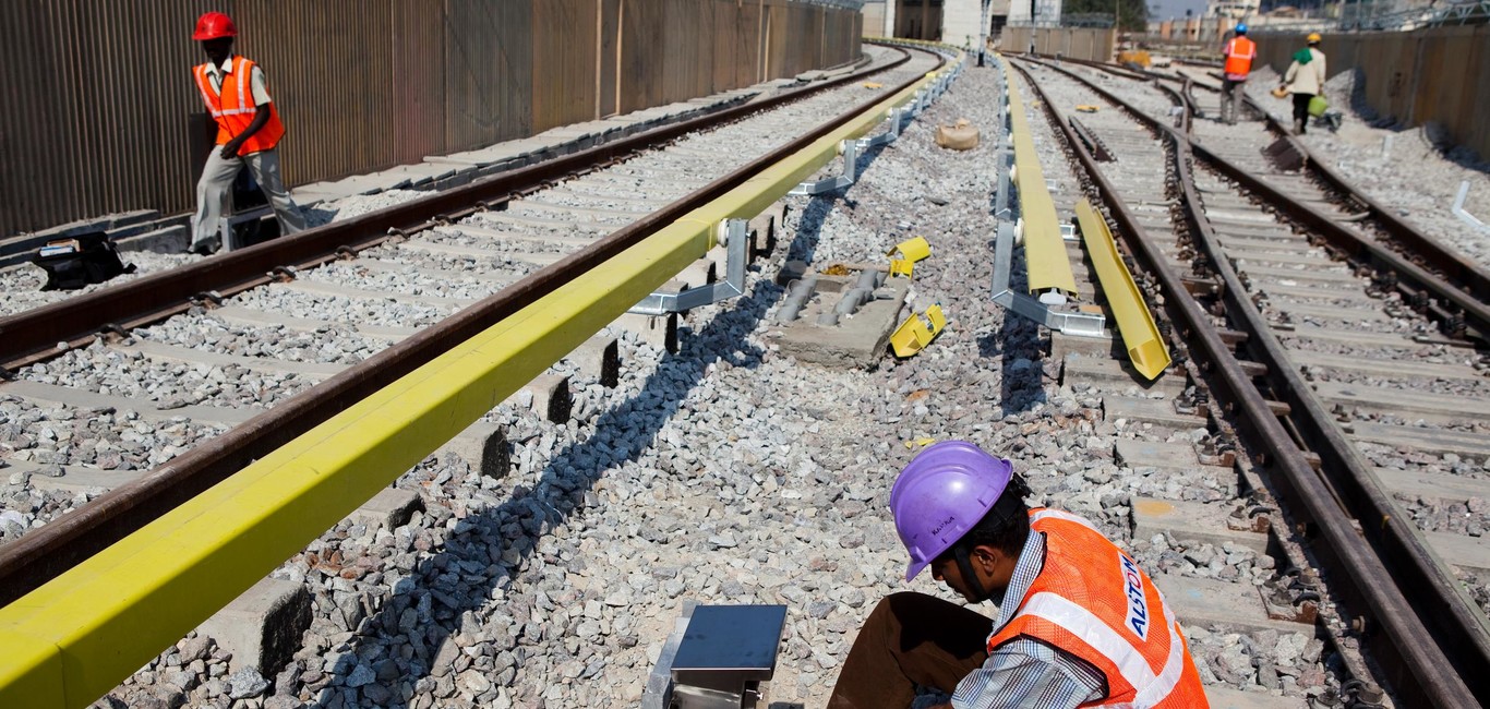 Alstom Transport Bangalore –Employees who work on the site - Rails- India - March 2011