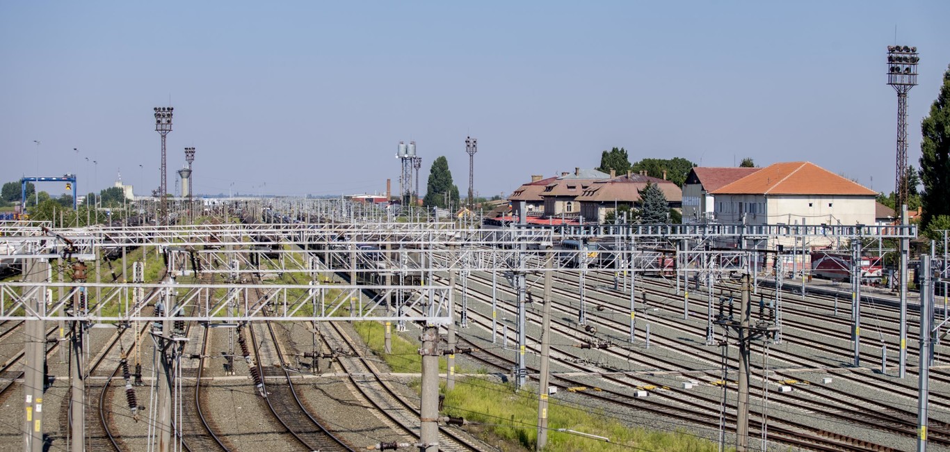 Curtici station, fully rehabilitated Romania