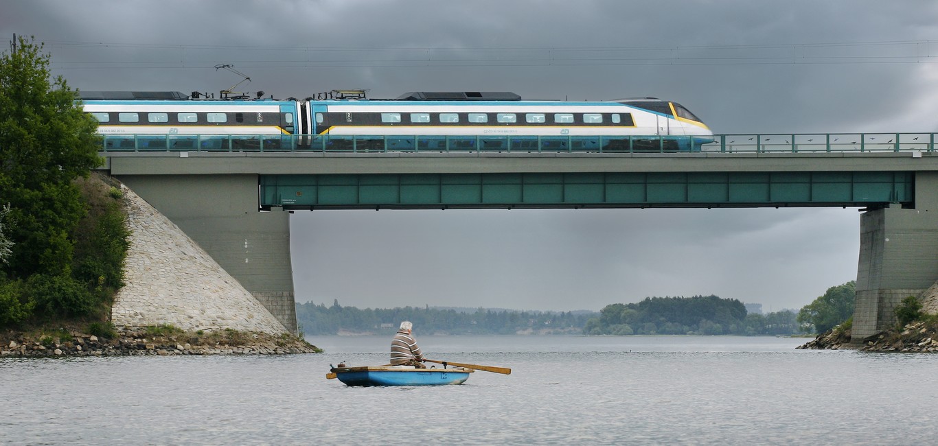 Pendolino train - Mariánské Lázně, Czech Republic