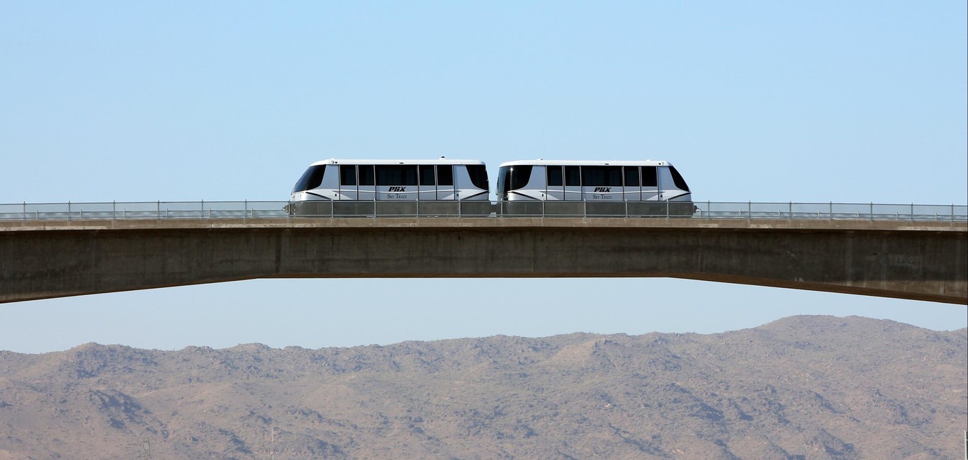 Copyright Alstom Innovia APM 200 system (automated people mover) - Phoenix, USA
