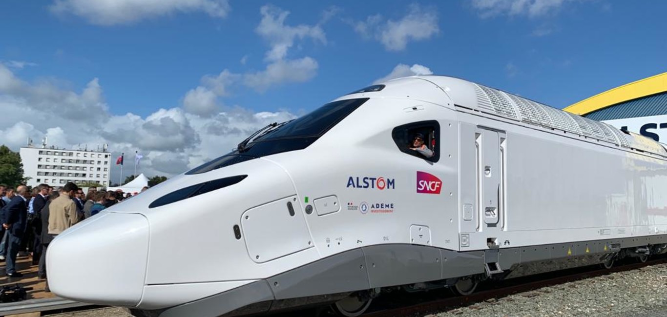 Copyright Alstom TGV M reveal in La Rochelle