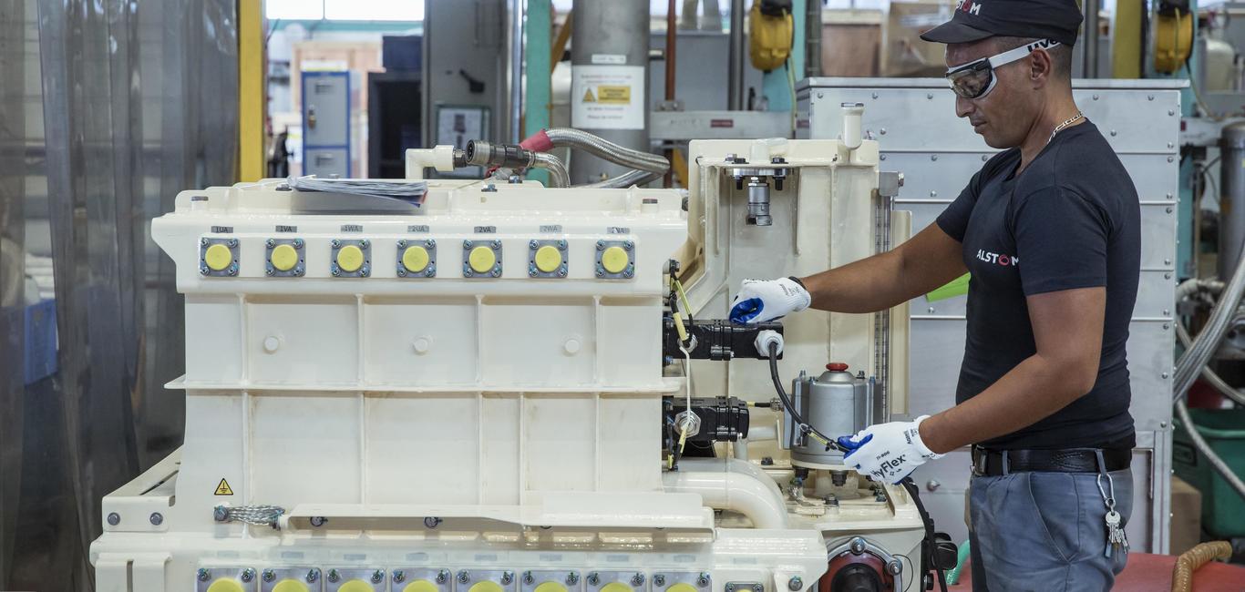 Copyright: ALSTOM SA. Arnaud Février Mitrac transformer hero image