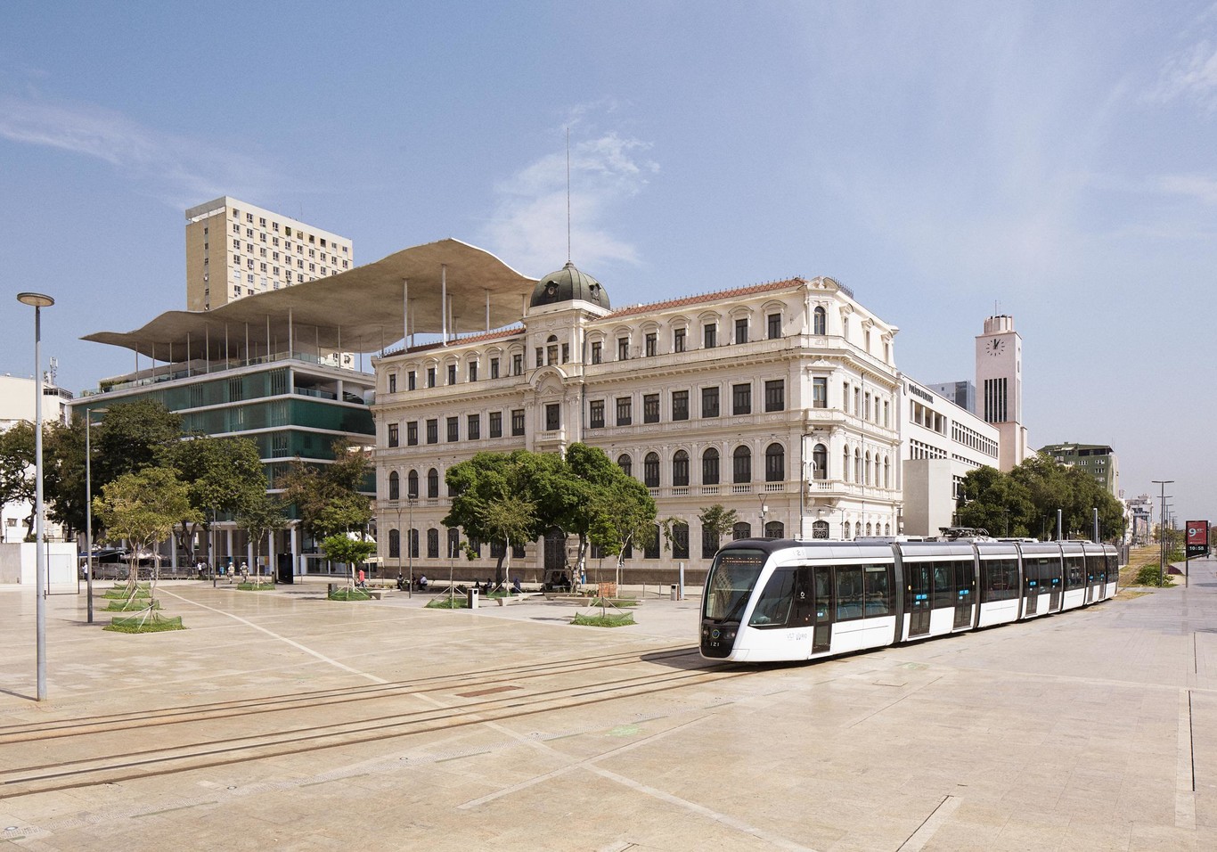 Citadis tram in circulation (Parada dos Museus). Rio de Janeiro. Brasil. | Copyright/Ownership : ALSTOM Transport / TOMA – Vincent Catala