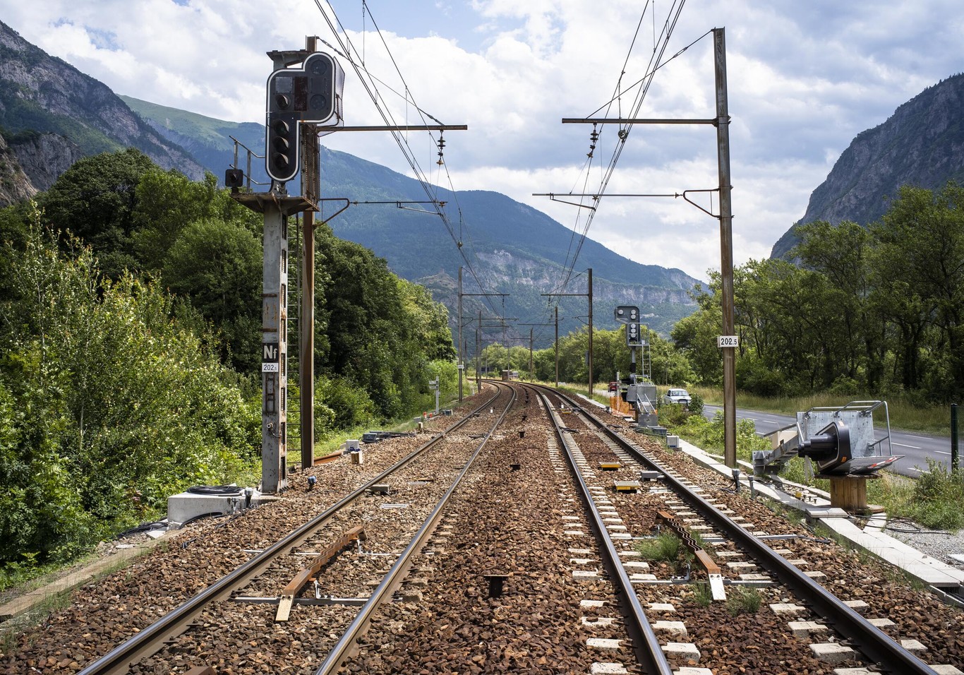Signalling work on Lyon / Turin line