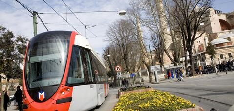 Alstom's tramway in commercial service in Istanbul