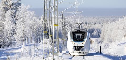 Zefiro wintertests in Sweden