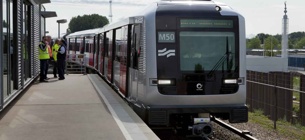 Métro d’Amsterdam © Alstom / TOMA – V. Baillais
