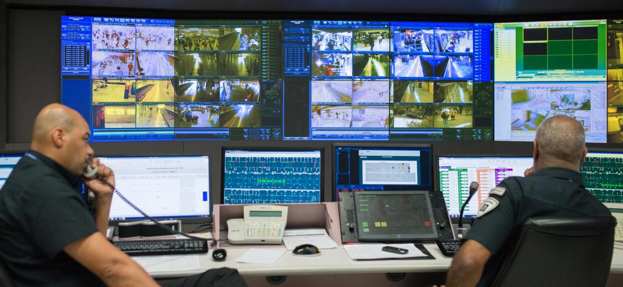 Operational Control Center of Sao Paulo metro, Brazil