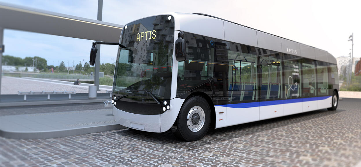 Bus électriques Aptis © Alstom Design & Styling