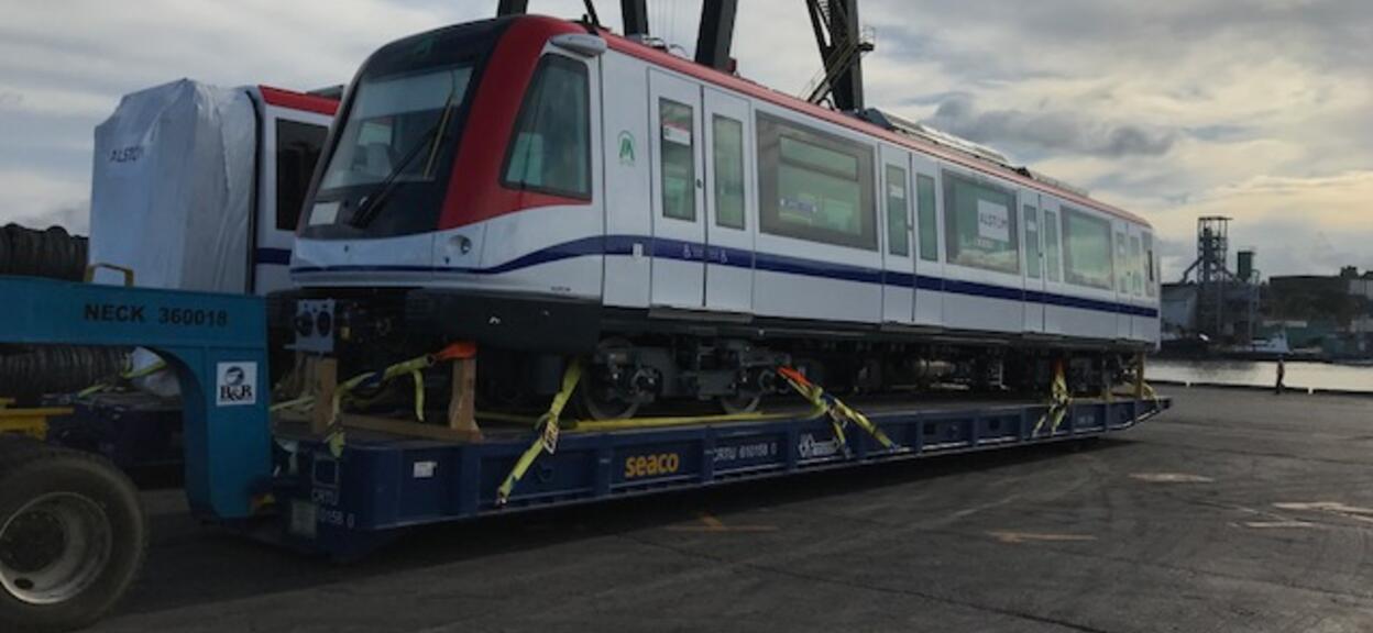 Delivery of the first two metro trains for Santo Domingo Line 2BEntrega de los primeros trenes para la Línea 2B del Metro de Santo Domingo