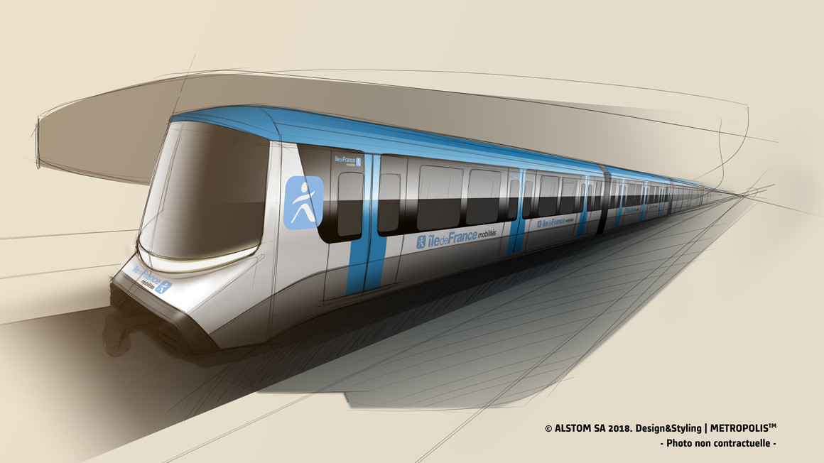 Copyright Alstom Design & Styling Grand Paris Express