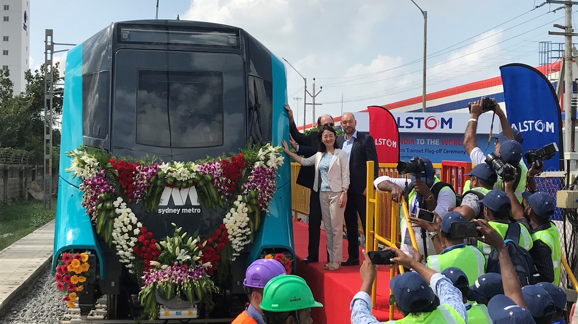 Copyright Alstom SriCity last train for Sydney Metro