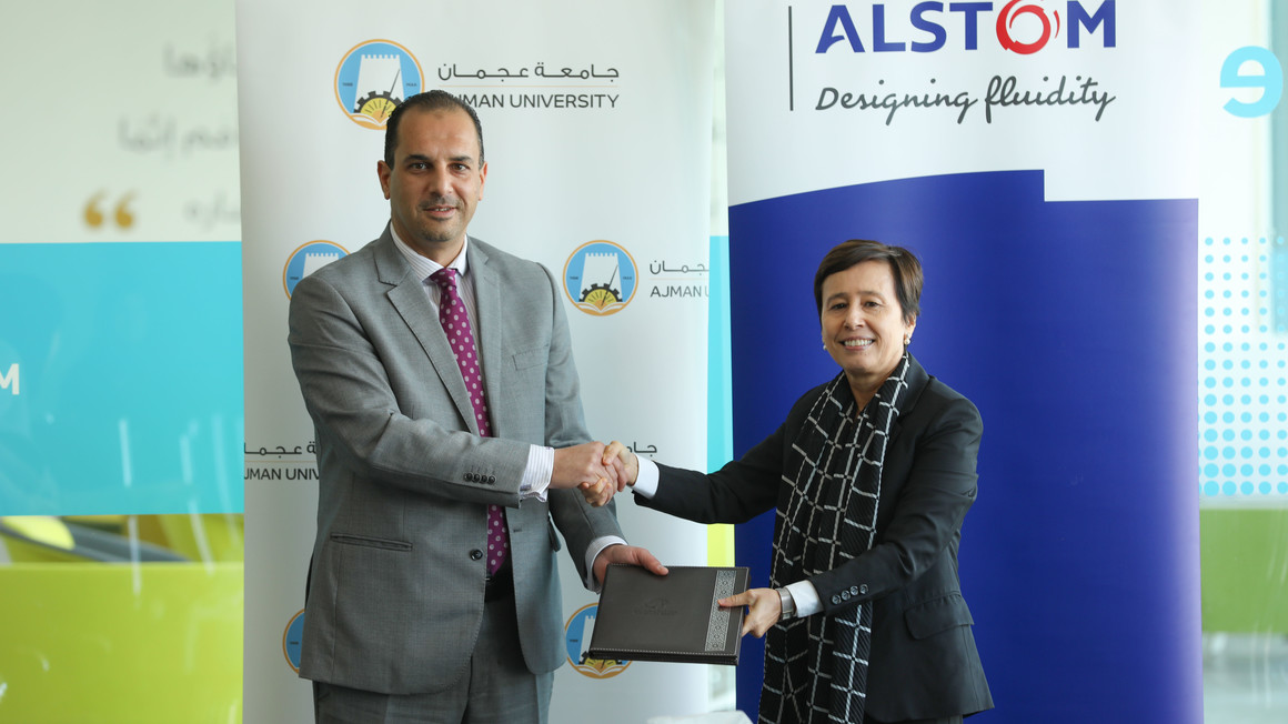 Copyright Ajman University Alstom signs MOU with Ajman University