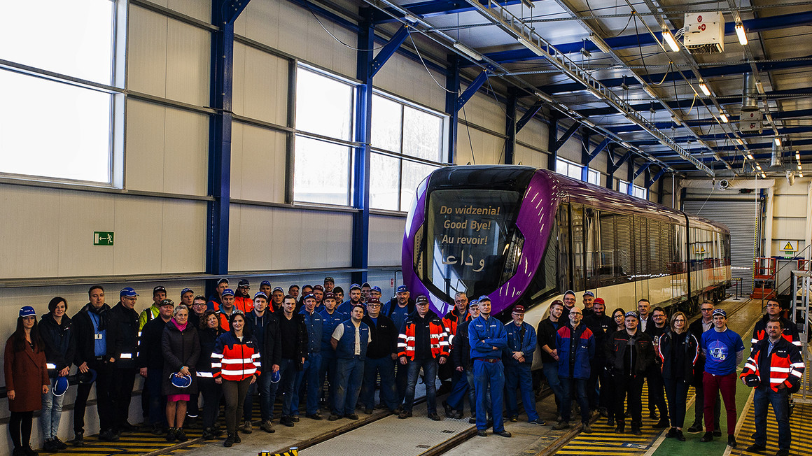 Copyright Alstom Last trainset for Riyadh