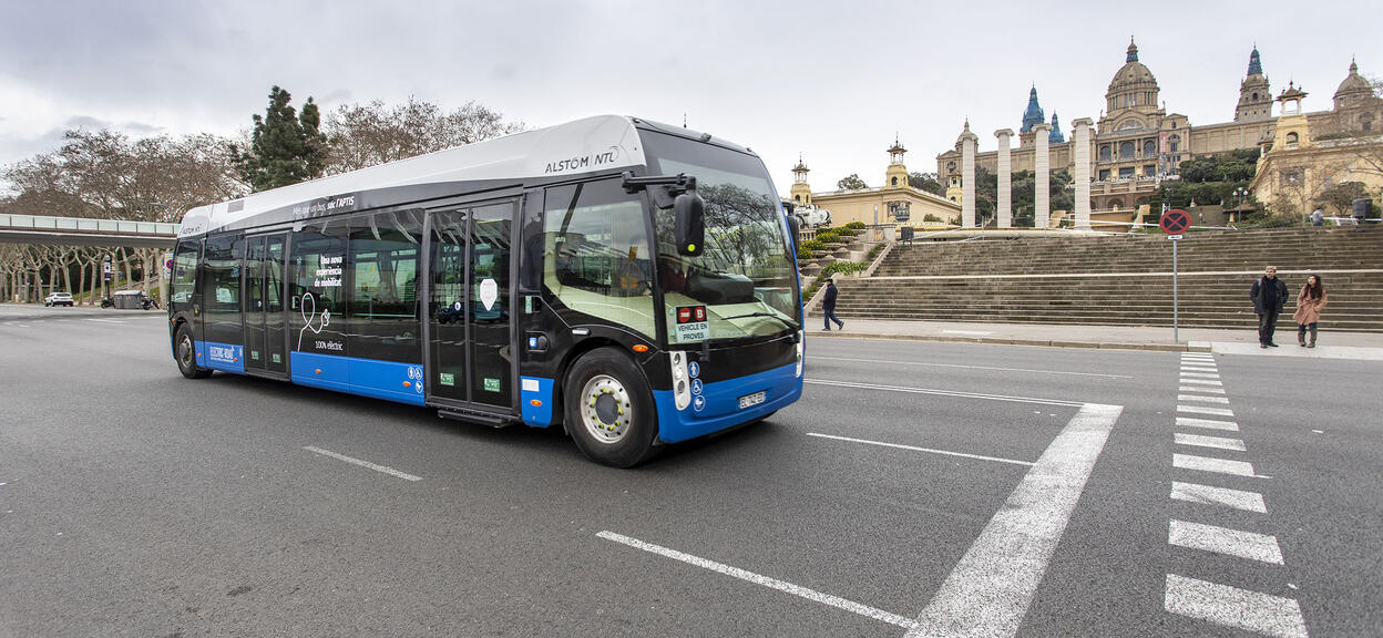 Alstom Aptis test run in Barcelona, Spain 4