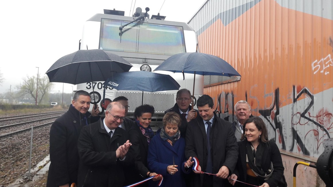Inauguration de la voie d’essais Alstom: des investissements pour l’emploi et l’industrie ferroviaire Inauguration de la voie d’essais Alstom: des investissements pour l’emploi et l’industrie ferroviaire