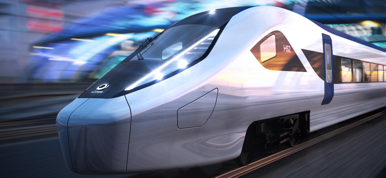 Alstom Avelia HS2 train design