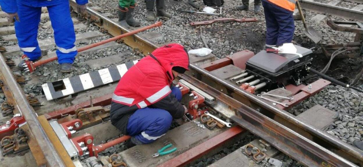 Alstom successfully tested P80 point machine with new design of turnout in Ekibastuz, Kazakhstan