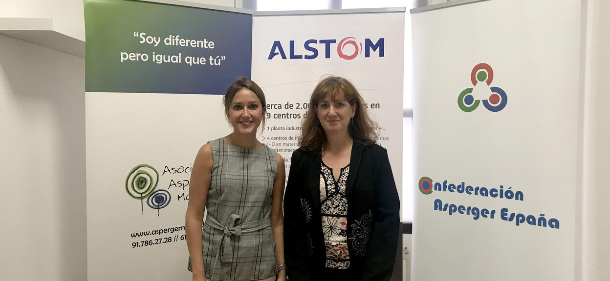 Alstom and the Madrid Asperger Association sign an agreement on professional internships