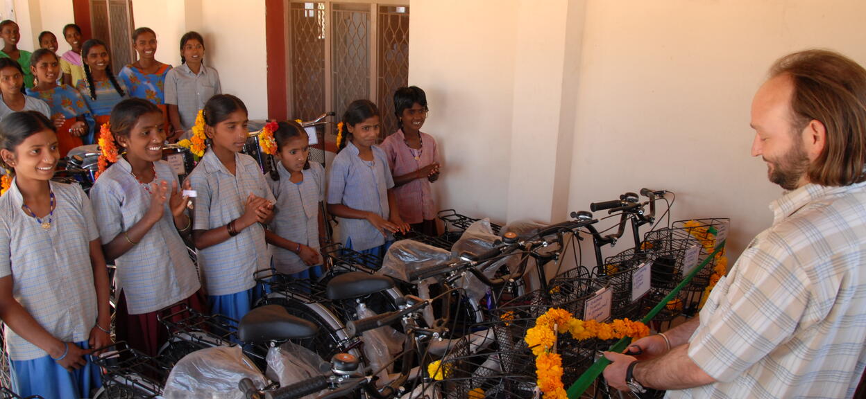 Boosting education in India: Bicycles that change lives,” Vicente Ferrer Foundation