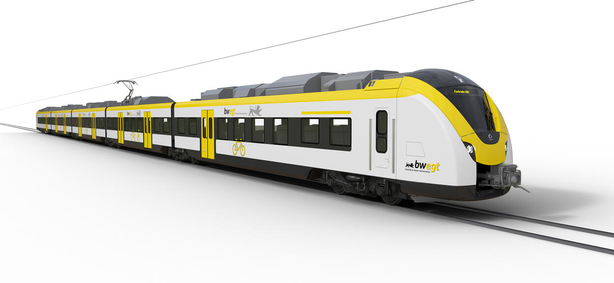 Coradia Continental electric regional trains for Baden-Württemberg