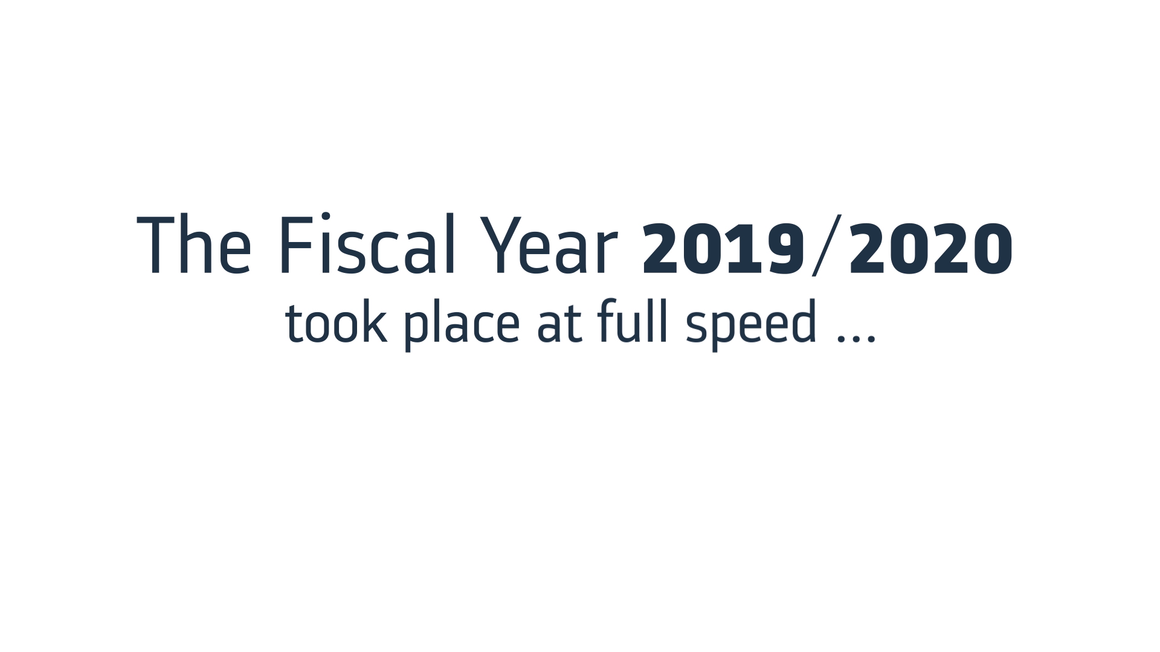 Video highlights for the fiscal year 2019/20
