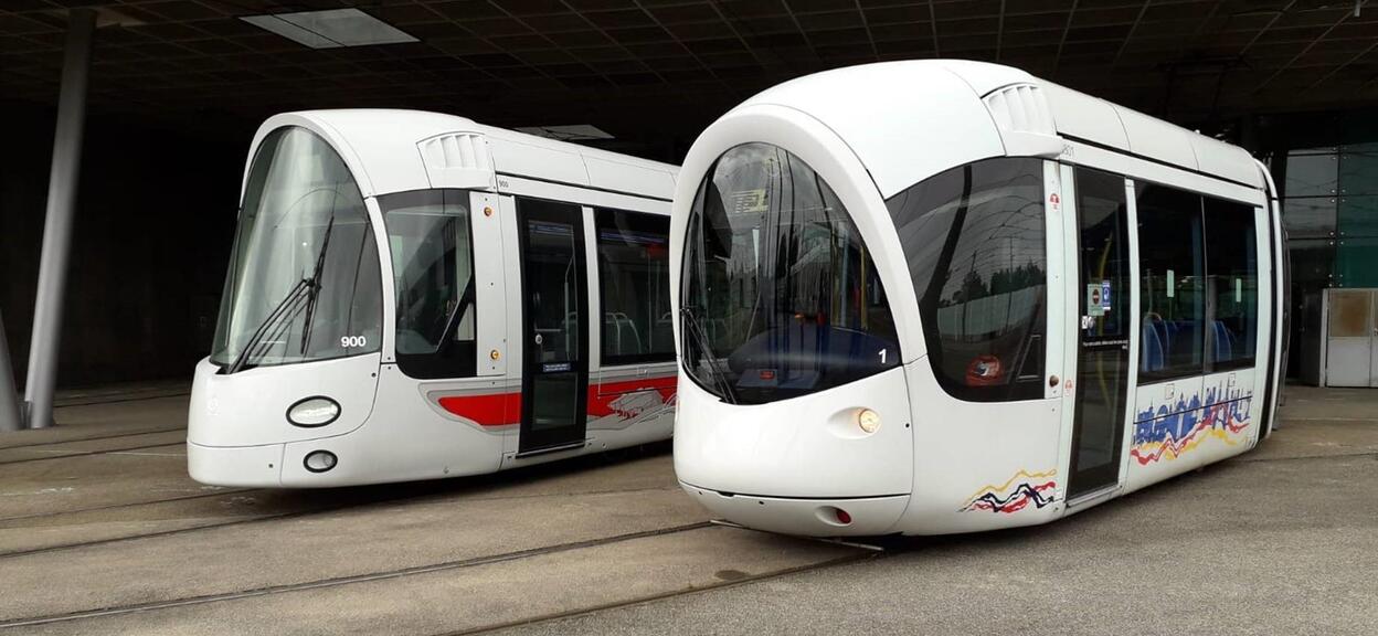 1st and 100th Citadis tramway for Lyon 