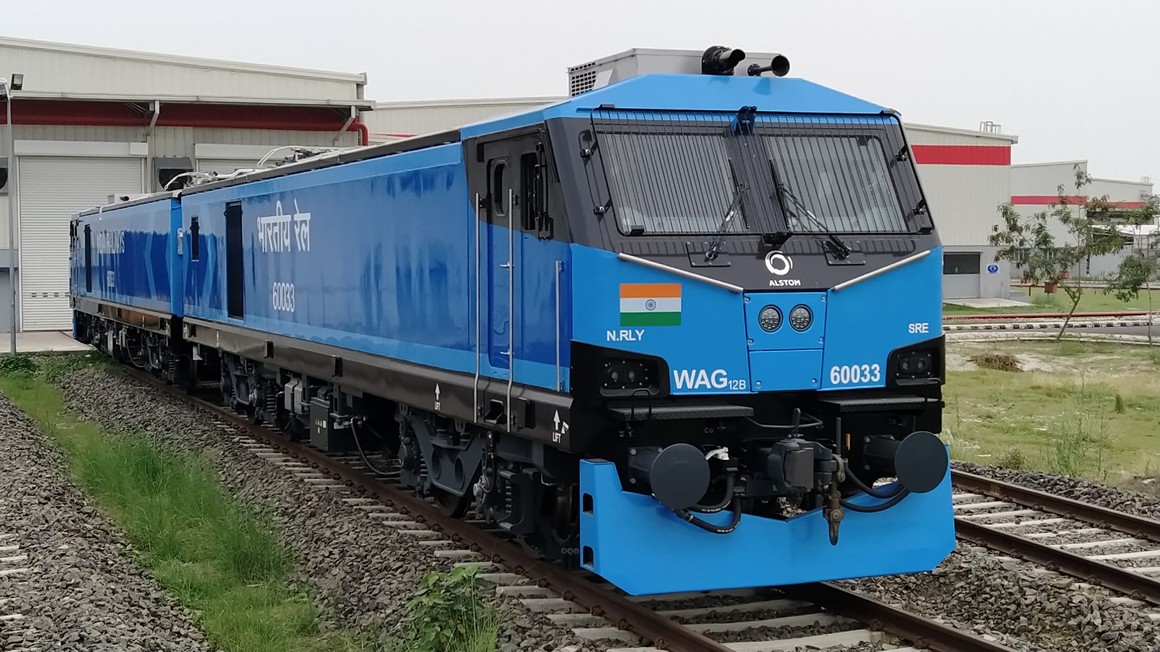 La première locomotive électrique Prima d'Alstom livrée à Indian