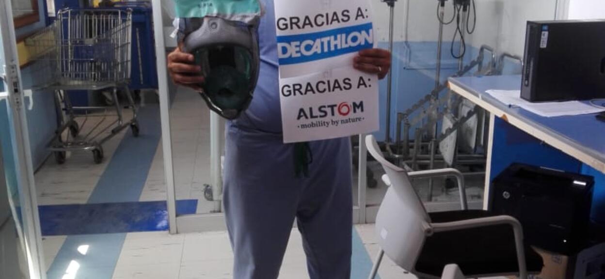 Donation Decathlon COVID Mexico