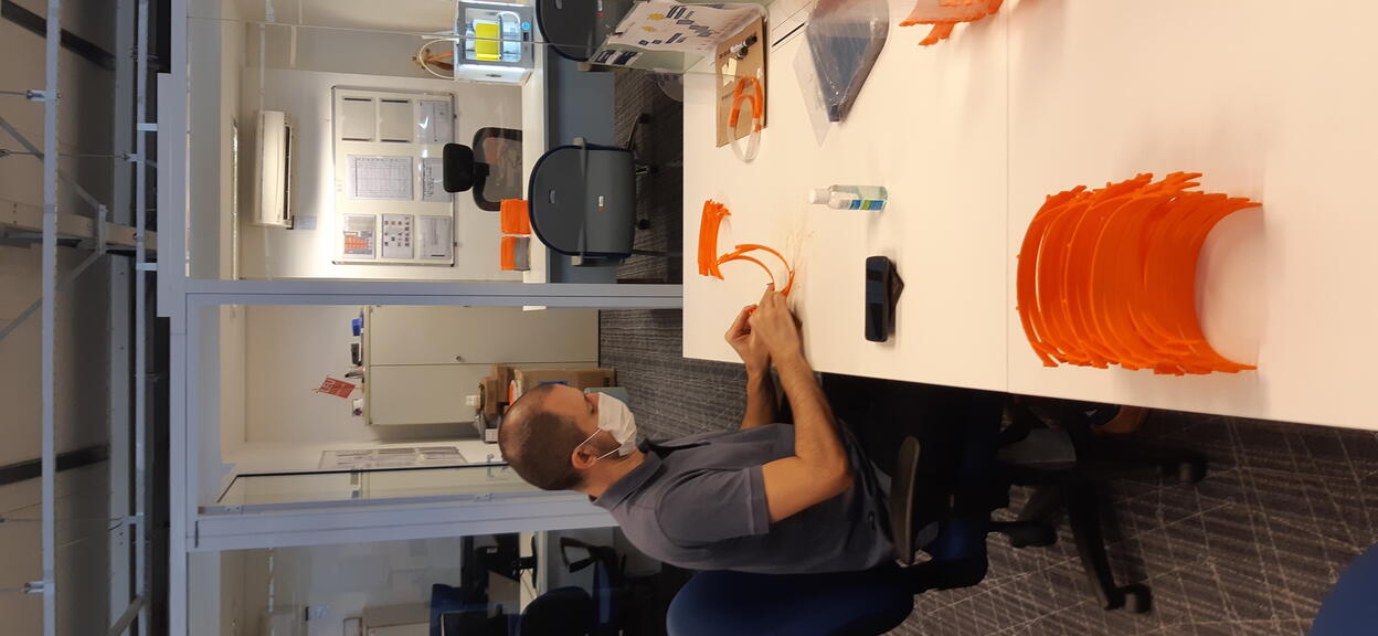 Face shields Brazil COVID 3D Printing