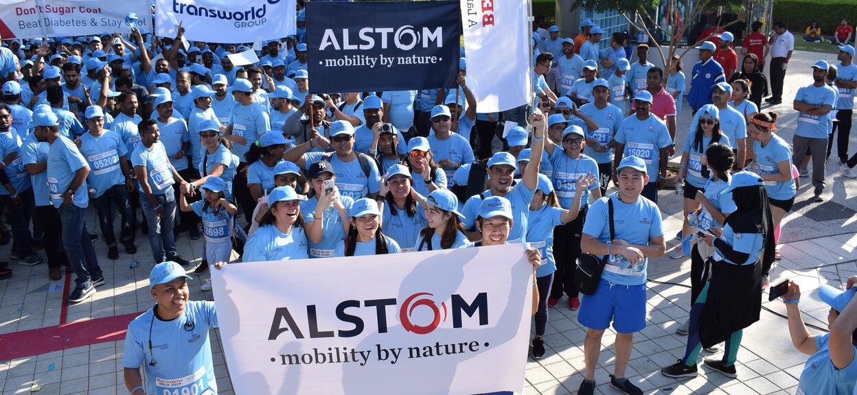 Alstom Diabetes Walk UAE