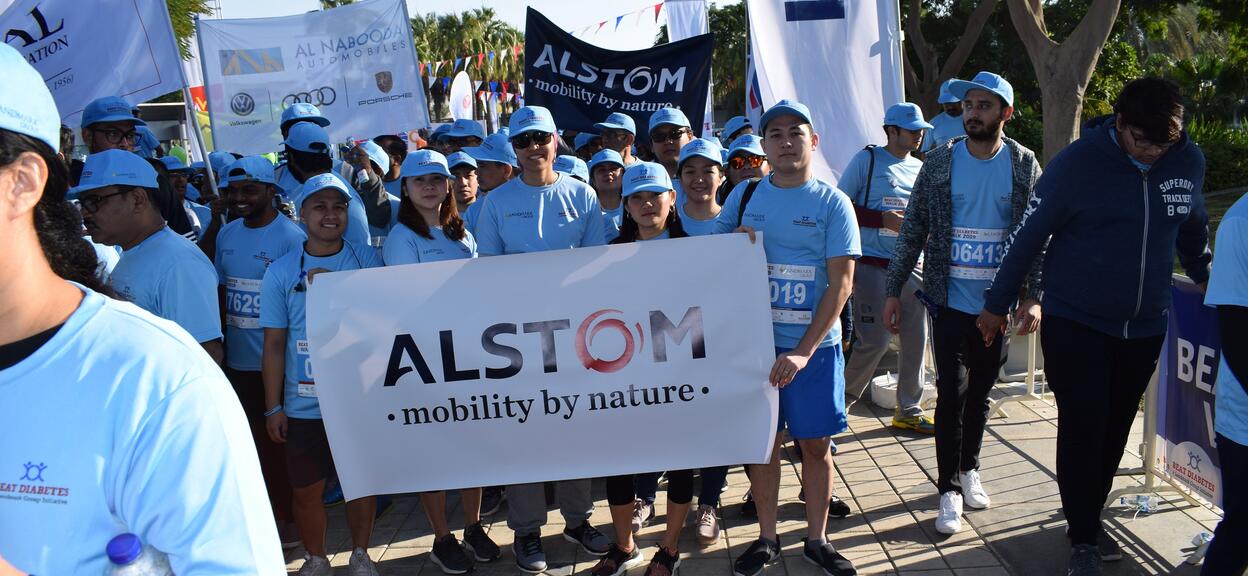 Alstom Diabetes Walk UAE