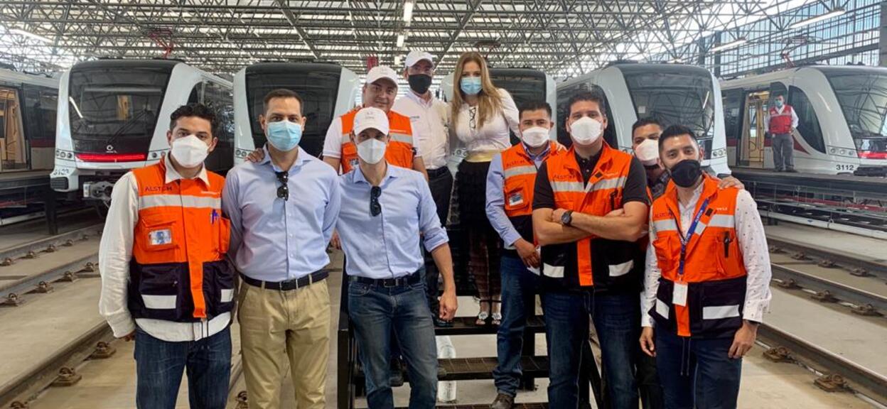 Alstom and SITEUR Teams- Guardalajara Line 3 Mexico