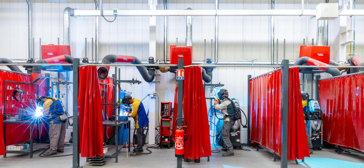 Alstom new welding training center Valenciennes