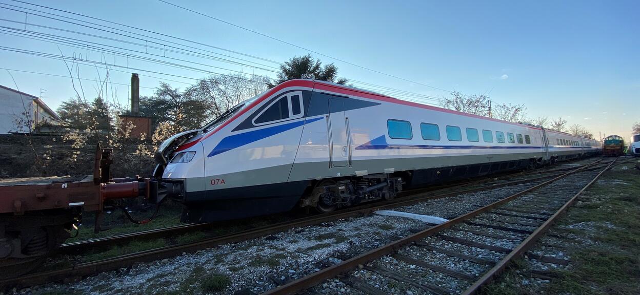 ETR470 Pendolino on its way to Greece