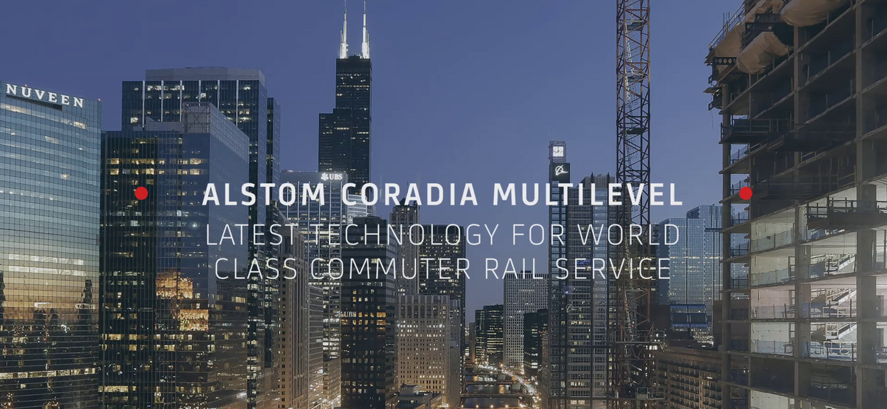 Video thumbnail: Alstom Coradia Multilevel for Metra