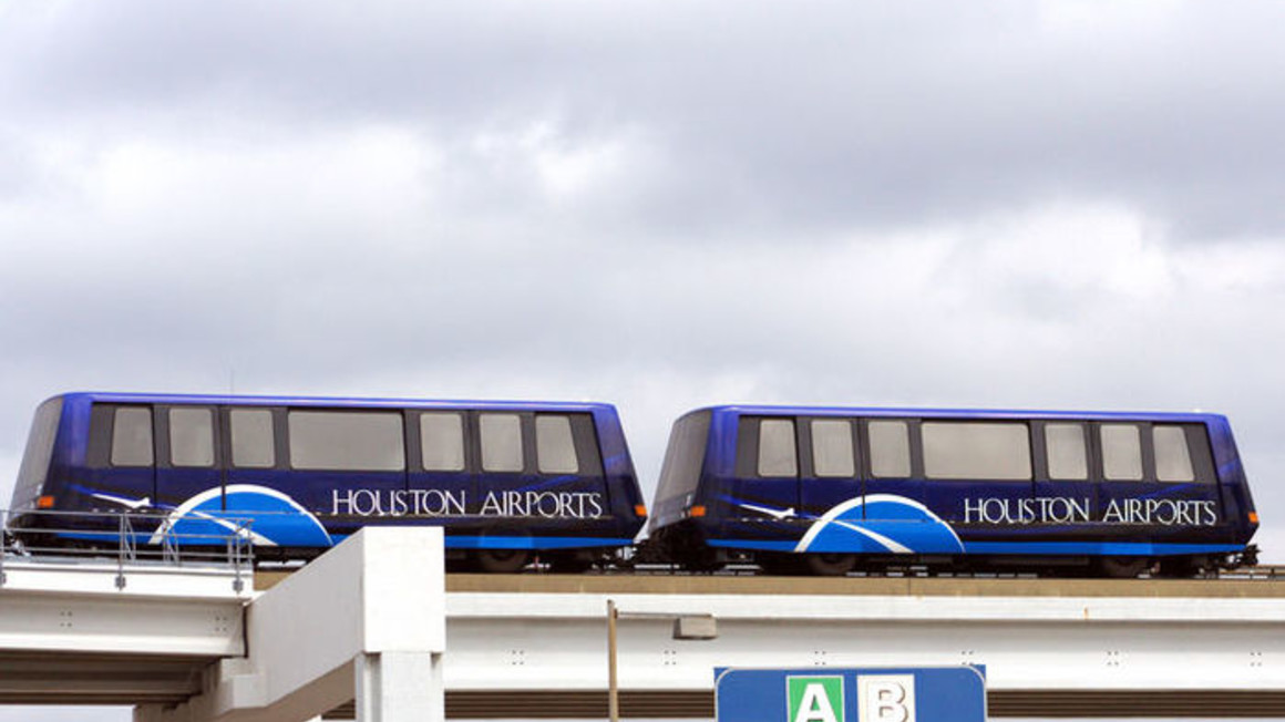 ALSTOM Innovia APM system at Houston International Airport