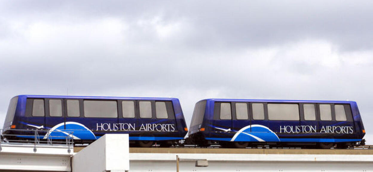 ALSTOM Innovia APM system at Houston International Airport