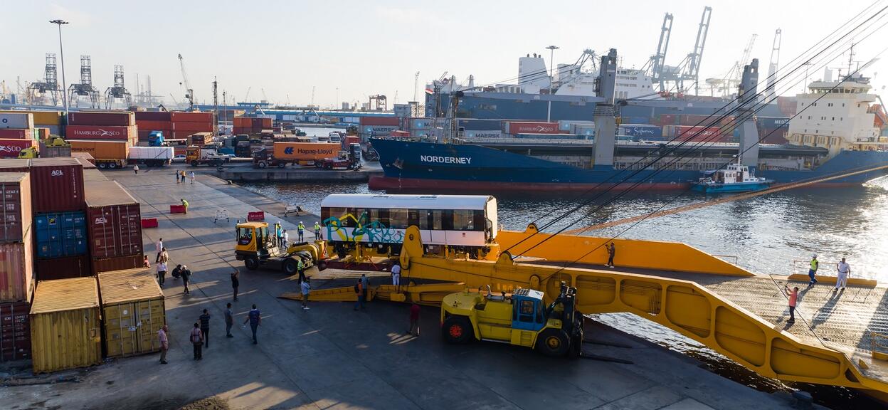 Cairo_Monorail_Arrival_of_First_Train_Alexandria_Port