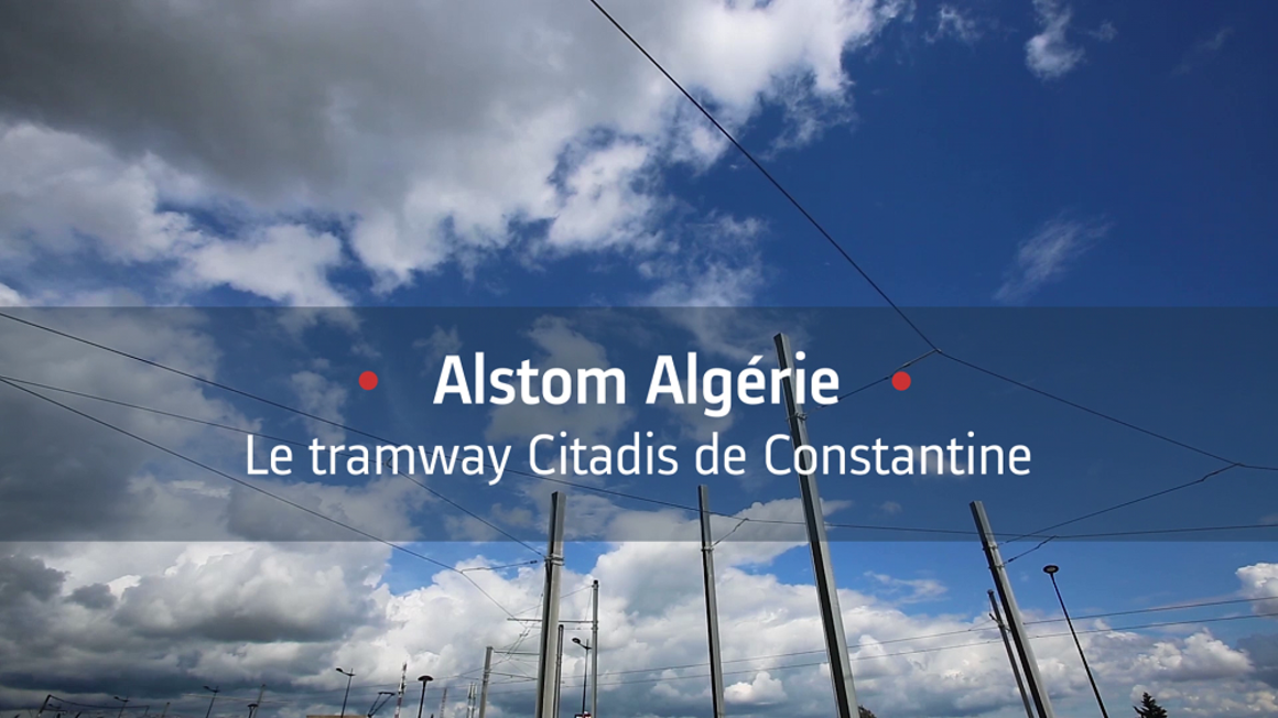 Copyright Alstom Le tramway Citadis de Constantine, Algérie